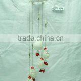 Porcelain Hanging Santa Decoration thumbnail-1