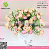 Autumnal Artificial Camellia Bud Flower Decorative Landscaping Flower Bouquet thumbnail-1
