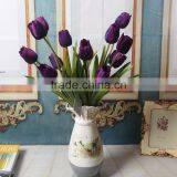 Wholesale Artificial Plant New Dsign 3 Heads Silk Tulip Flower thumbnail-4