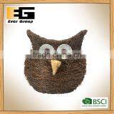 Natural Rattan Handmade Bird Shape For Garden Planting Planter thumbnail-1