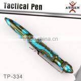 Aluminum Tactical Pen Glass Breaker in Camo Color Self Defense Military Combat thumbnail-2