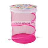 Foldable and Collapsible Mesh Cheap Gift Laundry Hamper thumbnail-1