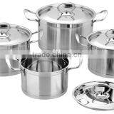 10pcs 16-24cm Stainless Steel High Multi Straight Stock Pot