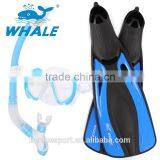 10%OFF Panoramic Wide View Mask Dry Snorkel Fin Set thumbnail-3