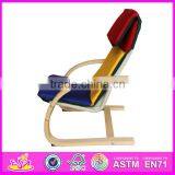 Colorful and Cheap Wooden Relax Chair,comfortable and Stable Wooden Chair Toy,wooden Relax Chair Toy W08F039 thumbnail-5