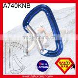 24KN Bent Gate Aluminum Mountain Climbing Carabiner Made in Taiwan thumbnail-3