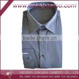 Cutaway Collar Striped Elegant Design Customized Mens Formal Shirts