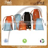 Drawstring non woven gift pouches - pull string poches - wholesaler of drawstring bag