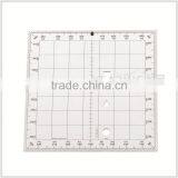 Kearing, Flexible Plastic Square Plotter, Transparent Square Protractor With 1.0mm Thickness, for Nautical Pilot Training #KPP-5 thumbnail-1