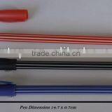 BHNPP4484 Ballpoint Pens Promotional Gift Plastic Stripe Ballpint Pen For Sale thumbnail-1