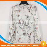 Best Price Latest Design Fancy Saree Flower Print Chiffon Blouse thumbnail-1