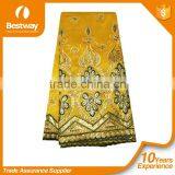 2017 Hot Wedding Dress Lace Indian Raw Silk George Lace Fabric GP0060 thumbnail-2