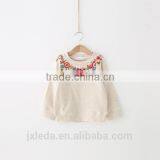 Girls Fashion Shirts Embroidery Pullover Designs Sweater thumbnail-2
