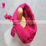 Hot Sell Women's Fashion Fall Accessory Women Knitted Crochet Headband Wide Bow Ear Warmer thumbnail-2