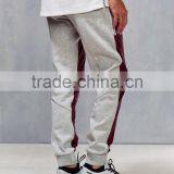 Mens Red and Grey Stitching Custom Jogger Sweatpants thumbnail-4