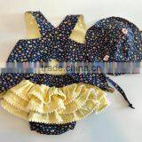 Baby Clothing Vintage Floral Design Clothing Set Plus Size Kids Clothing Outfit thumbnail-2