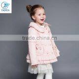 Girls Winter Coat Sweet Style Children Clothes With Pleated Hem 2017 New Design thumbnail-3