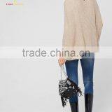 Fashion Knitted Women Merino Poncho Pattern thumbnail-3