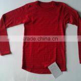 100% Merino Long-sleeved Soft Children Underwear thumbnail-1