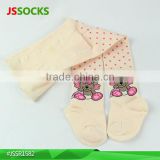 Comfortable cotton pantyhose tights for girls with nice cartoon