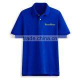 China Wholesale Price Embroidery Custom Blue Polo Shirt 100% Cotton Mens thumbnail-4