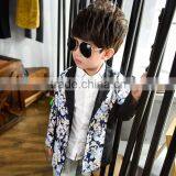 S60058B Children's Wear New Boy's Suit Grid Splicing Coat thumbnail-3