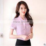 Women White Formal Uniform Shirts Designs/ladies Formal Shirt Design thumbnail-2