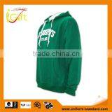 BSCI 2016 Design Sublimation Screenprint Embroidery Zipper Hoody Olive Green Hoodie thumbnail-1