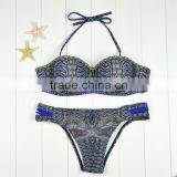 Polyester Bikini Different Size for Choice & Padded Blue Girls Swimwear 59377 thumbnail-1
