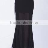 2016 Oem Services Fishtail Lady Sexy Maxi Skirts Pearl Chiffon Summer One Piece Long Skirt for Women thumbnail-2