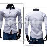 Beautiful Bright Color Slim Fit Men Dress Blank Shirt for Men thumbnail-2