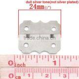 Factory Wholesale Silver Tone 4 Holes Door Butt Hinges thumbnail-3