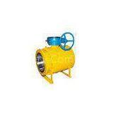 Low Torque Electrical Forged Trunnion Ball Valve For Gas Industry , CRN CE thumbnail-1