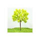 OEM Miniature Model Trees Yellow Green Street Wire Tree 7cm thumbnail-1
