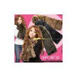 Imitation Wool Panther Fur Scarf S-8