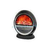 Contemporary Circle PTC Rotating Fireplace Stove Heater With Overheat Protection