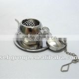 teapot shape stainless steel tea infuser