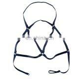 Women Sexy Beach Style Bikini Body Jewelry Black Bra Straps Jewelry thumbnail-2