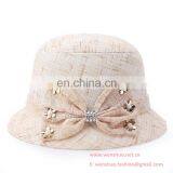 Wholesale Fashion Ladies Linum Equestrian Cap thumbnail-4