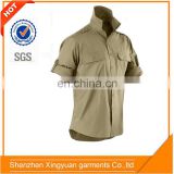 OEM Service 100%Cotton Rip-Stop Custom Mechanic Work Shirts wholesale