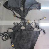 Missadola Swimming Suit One Piece Transparent Crochet Swimwear thumbnail-2