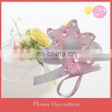Ribbon Pink flower curtain tieback