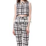 2018 Wholesale Sexy Two Pieces Latest Design Two Pieces Woman Clothes thumbnail-4