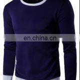 OEM Service Men's Hedging Sweater Long Sleeves Leisure Round Neck Solid Sweatshirt thumbnail-3
