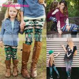 Best Selling Custom Printed Women Soft 92% Polyester 8% Spandex Brushed Leggings Regular Size