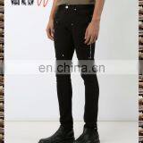 Black Elastic Cotton Super Skinny Jeans the Size of This Commodity is Small Half Tight Pants thumbnail-1
