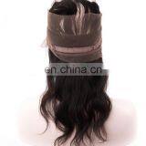 Virgin Hair 22.5*4*2 360 Frontals 360 Lace Band Frontal thumbnail-2