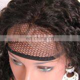 High Quality Swiss Lace Afro Kinky Curly Beauty Virgin Brazilian Human Hair Full Lace Wig for Black Women thumbnail-1