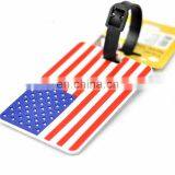 Fashion Design Luggage Tag, 2D Embossed Baggage Tag, Eco-friendly PVC Bag Tags thumbnail-3