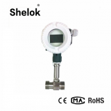 DN15 Mechanical Mini Chilled Water Liquid Caustic Turbine Flow Meter